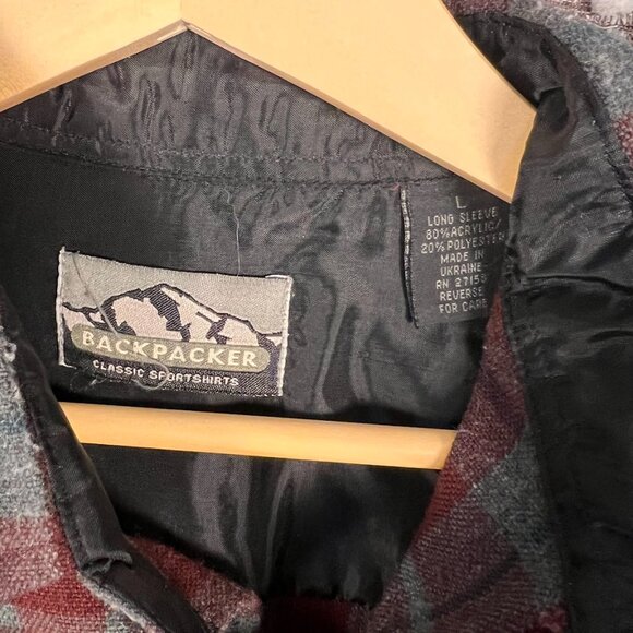 Backpacker Button Up Plaid‎ Short - Picture 2 of 4